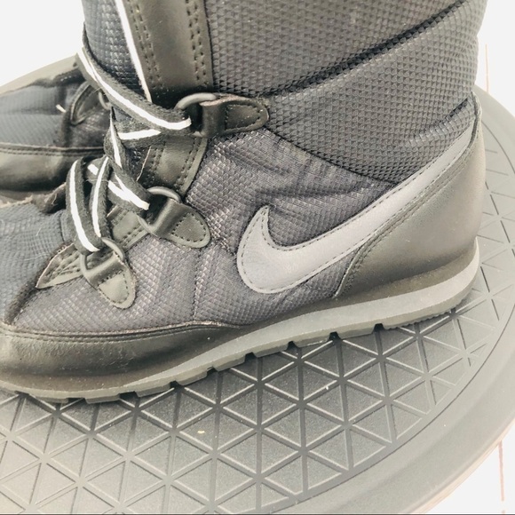 Nike women’s hi 3 Black‎ winter lace up boots 6 - Picture 4 of 11